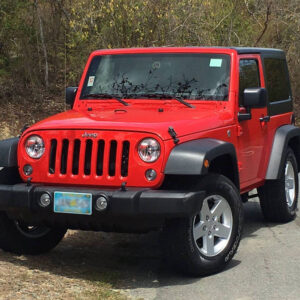 Cruz Bay Car Rental 2 Door Jeep