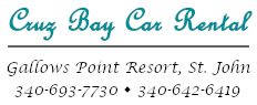 Cruz Bay Car Rental on St. John